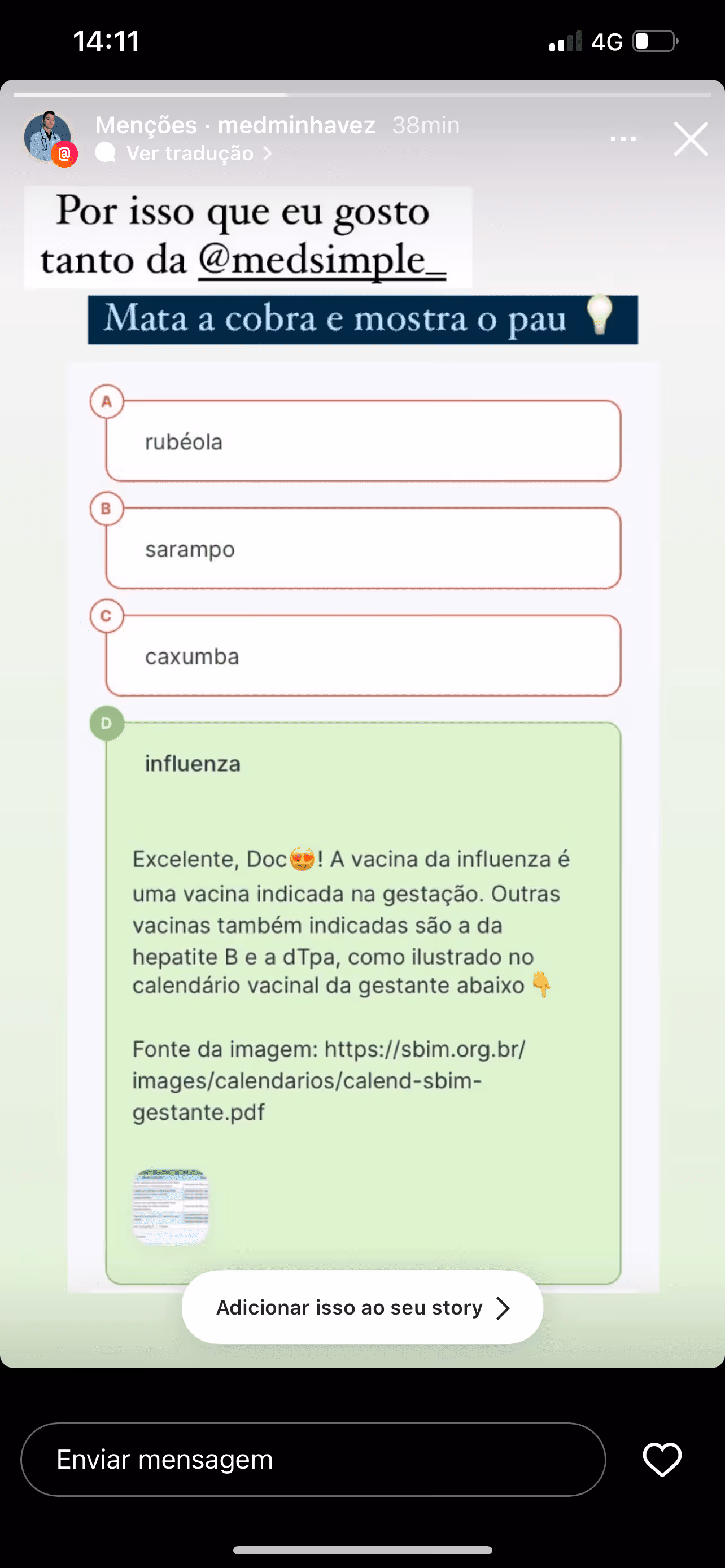 Por isso que gosto tanto da medsimple