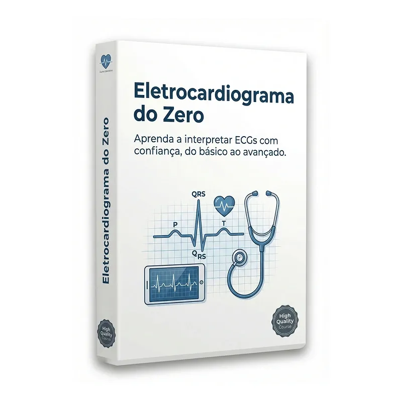 Capa do curso de eletrocardiograma do zero